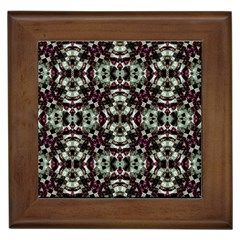 Geometric Grunge Framed Ceramic Tile