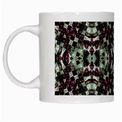 Geometric Grunge White Coffee Mug by dflcprints