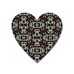 Geometric Grunge Magnet (heart) by dflcprints