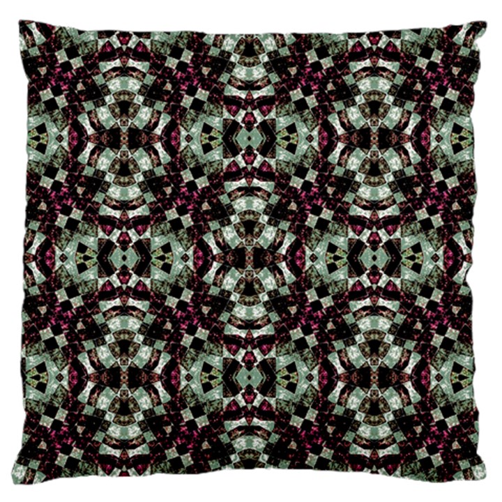 Geometric Grunge Standard Flano Cushion Case (One Side)