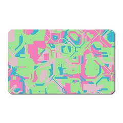 Pastel Chaos Magnet (rectangular) by LalyLauraFLM