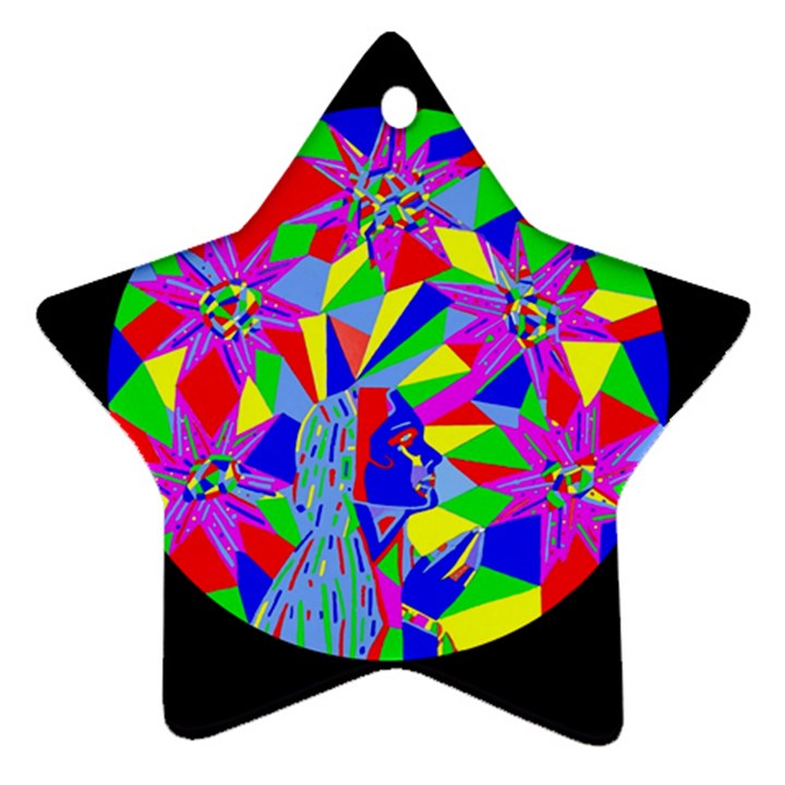 Star Seeker Star Ornament (Two Sides)