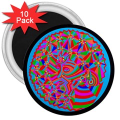 Magical Trance 3  Button Magnet (10 Pack) by icarusismartdesigns