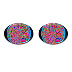 Magical Trance Cufflinks (oval) by icarusismartdesigns