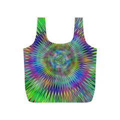 Hypnotic Star Burst Fractal Reusable Bag (s) by StuffOrSomething