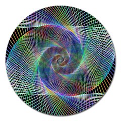 Psychedelic Spiral Magnet 5  (round)