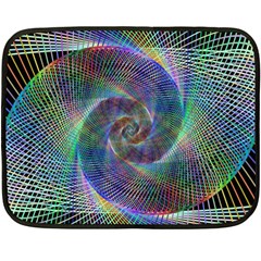 Psychedelic Spiral Mini Fleece Blanket (two Sided) by StuffOrSomething