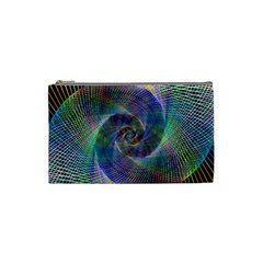 Psychedelic Spiral Cosmetic Bag (small) by StuffOrSomething