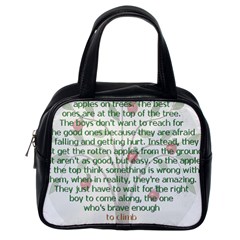 Girls Are Like Apples Classic Handbag (one Side) by TheWowFactor