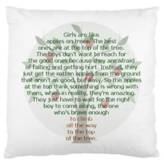 Appletree Large Cushion Case (two Sided)  by TheWowFactor