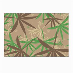 Leaves Postcards 5  X 7  (pkg Of 10) by LalyLauraFLM