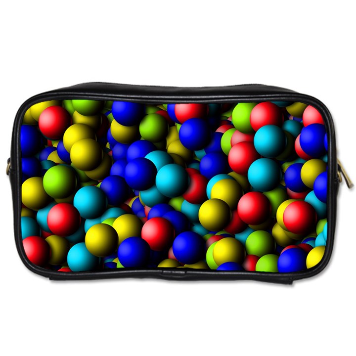 Colorful balls Toiletries Bag (One Side)