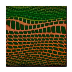 Distorted Rectangles Tile Coaster by LalyLauraFLM