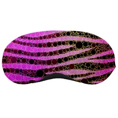 Hot Pink Black Tiger Pattern  Sleeping Mask by OCDesignss