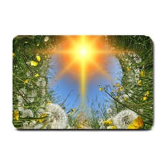 Dandelions Small Door Mat by boho