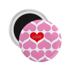 One Love 2 25  Button Magnet by Kathrinlegg