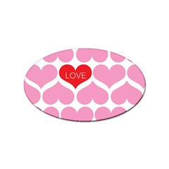 One Love Sticker (oval) by Kathrinlegg