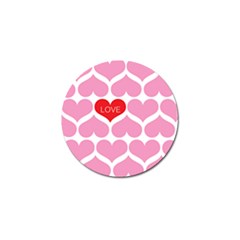 One Love Golf Ball Marker 10 Pack by Kathrinlegg