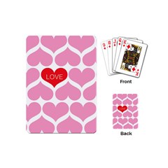 One Love Playing Cards (mini) by Kathrinlegg