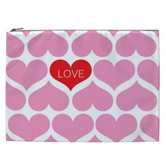 One Love Cosmetic Bag (xxl) by Kathrinlegg