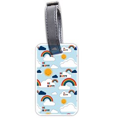 Be Happy Repeat Luggage Tag (One Side)