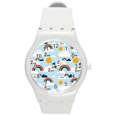 Be Happy Repeat Plastic Sport Watch (medium)