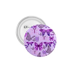 Purple Awareness Butterflies 1 75  Button by FunWithFibro