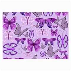 Purple Awareness Butterflies Glasses Cloth (large) by FunWithFibro