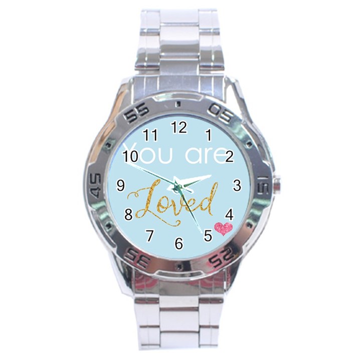 You are Loved Stainless Steel Analogue Men’s Watch