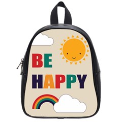 Be Happy School Bag (small) by Kathrinlegg