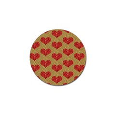 Sparkle Heart  Golf Ball Marker by Kathrinlegg