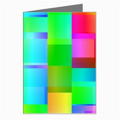 Colorful Gradient Shapes Greeting Card by LalyLauraFLM