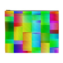 Colorful Gradient Shapes Cosmetic Bag (xl)