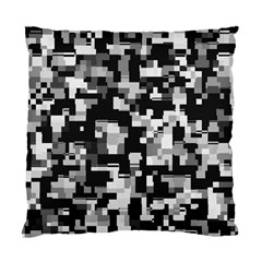 Background Noise In Black & White Cushion Case (two Sided)  by StuffOrSomething