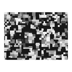 Background Noise In Black & White Double Sided Flano Blanket (mini) by StuffOrSomething