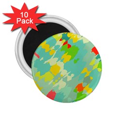 Smudged shapes 2.25  Magnet (10 pack)