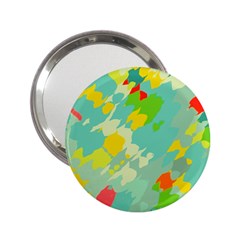 Smudged shapes 2.25  Handbag Mirror