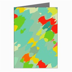 Smudged shapes Greeting Cards (Pkg of 8)