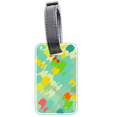 Smudged shapes Luggage Tag (two sides)