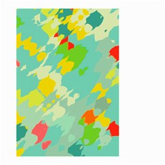 Smudged shapes Small Garden Flag