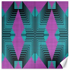 Tribal Purple Rhombus Canvas 20  X 20  by LalyLauraFLM