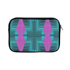 Tribal Purple Rhombus Apple Ipad Mini Zipper Case by LalyLauraFLM