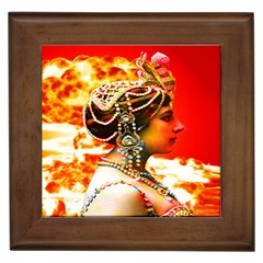 Mata Hari Framed Tile by icarusismartdesigns