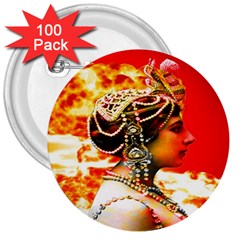 Mata Hari 3  Button (100 Pack) by icarusismartdesigns