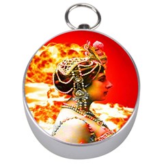 Mata Hari Silver Compass by icarusismartdesigns