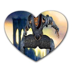 Wasteland Mouse Pad (heart) by icarusismartdesigns