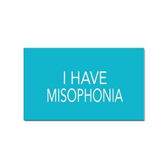 Misophonia Awareness Sticker (rectangle)