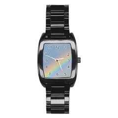 Rainbow Stainless Steel Barrel Watch by yoursparklingshop