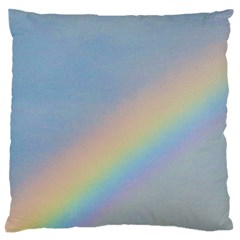 Rainbow Large Flano Cushion Case (two Sides) by yoursparklingshop