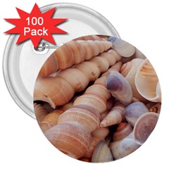 Seashells 3000 4000 3  Button (100 Pack) by yoursparklingshop